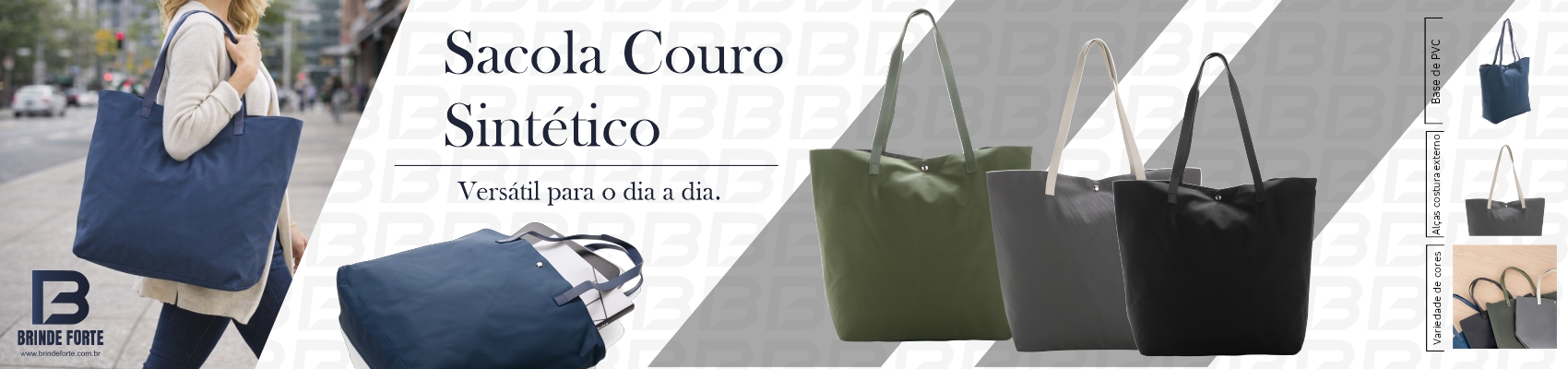 09063 - Sacola Couro Sintético