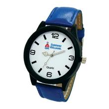 Relógio de Pulso Personalizado para Brinde Linha Black Couro 