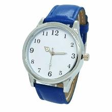 Relógio de Pulso Personalizado para Brinde Linha Cromo Couro 