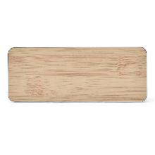 Relógio Despertador Plástico e Bambu Com Painel LED