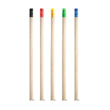 Lápis em madeira natural não apontado com borracha no topo