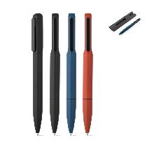 Esferográfica em alumínio 94% reciclado com iluminação no clipe