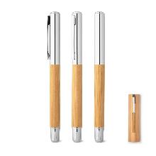 Roller em aço inox 90% reciclado e bambu com tampa