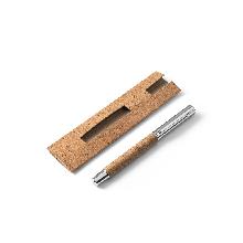  Roller com corpo em aço inox 90% reciclado e cortiça com clipe