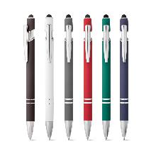 Esferográfica em alumínio com ponteira touch