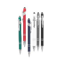 Esferográfica em alumínio com ponteira touch