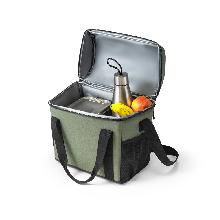  Bolsa térmica almofadada 600D ripstop em poliéster reciclado (100% rPET)