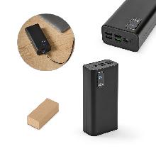  Bateria portátil em ABS 100% reciclado e bateria em lítio 30.000 mAh